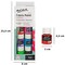 Permanent Fabric Paint Set - 8 x 20ml Vivid Colors, Suitable for Textile, Fabric, T-Shirts, Canvas, Wood, Ceramic, and Glass